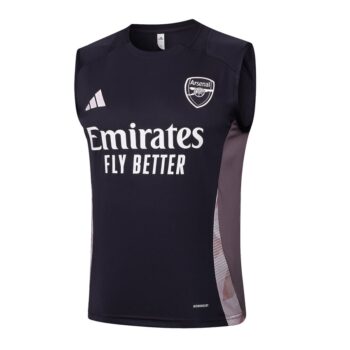 Alternative view of Debardeur Short Arsenal 2024 2025 Noir Rose