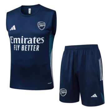 Debardeur Short Arsenal 2025 2026 Bleu Blanc