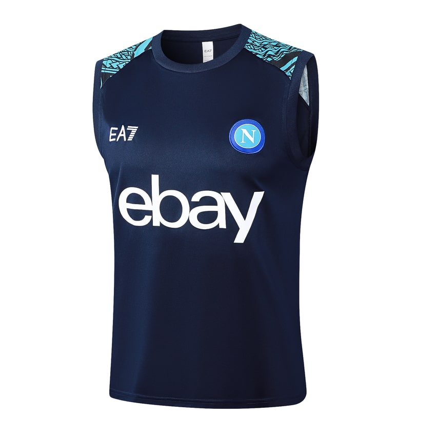 Debardeur Short Naples 2024 2025 Bleu Foncé – Image 2