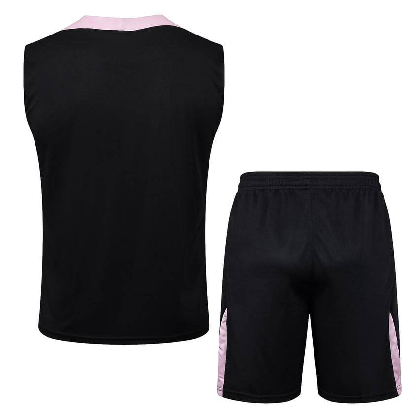 Debardeur Short PSG 2024 2025 Noir Rose – Image 4