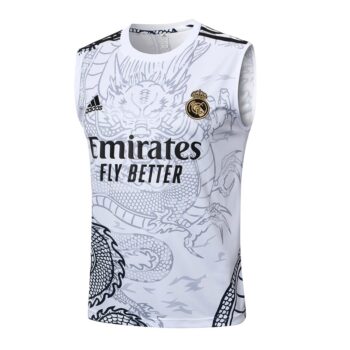 Alternative view of Debardeur Short Real Madrid 2024 2025 Blanc Dragon