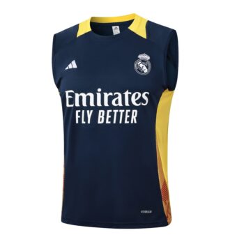 Alternative view of Debardeur Short Real Madrid 2024 2025 Bleu Jaune