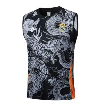 Alternative view of Debardeur Short Real Madrid 2024 2025 Noir Nuit