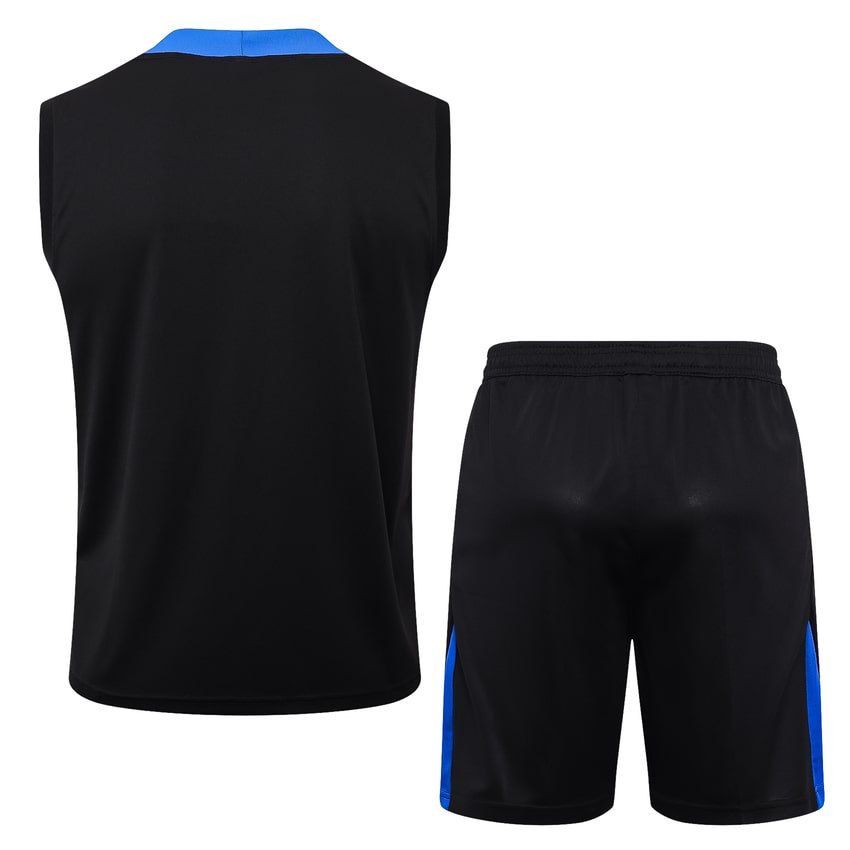 Debardeur Short Inter Milan 2024 2025 Noir Foncé – Image 4