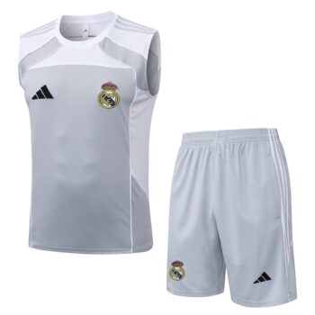 Debardeur Short Real Madrid 2025 2026 Gris Blanc