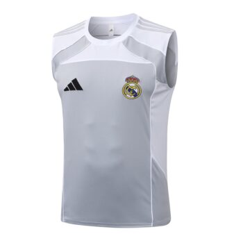 Alternative view of Debardeur Short Real Madrid 2025 2026 Gris Blanc