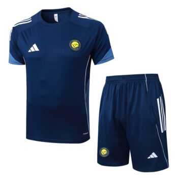 Ensemble Maillot Short Al Nassr 2025 2026 Bleu Sombre