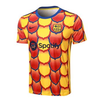 Alternative view of Ensemble Maillot Short Barca 2024 2025 Jaune Rouge
