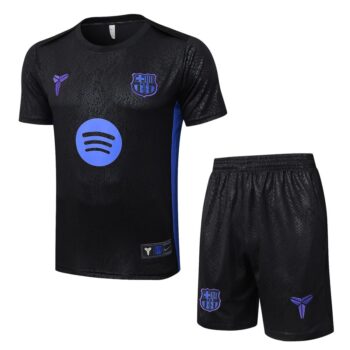 Ensemble Maillot Short Barca 2025 2026 Noir Charbon