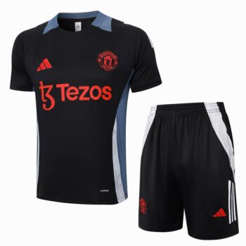 Ensemble Maillot Short Manchester United 2024 2025 Noir