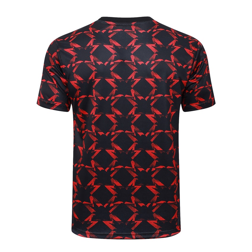 Ensemble Maillot Short Manchester United 2024 2025 Noir Rouge – Image 3