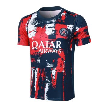 Alternative view of Ensemble Maillot Short PSG 2024 2025 Bleu Rouge