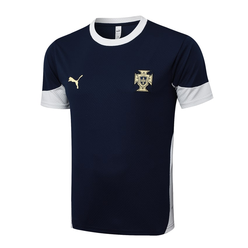 Ensemble Maillot Short Portugal 2024 2025 Bleu Sombre – Image 2