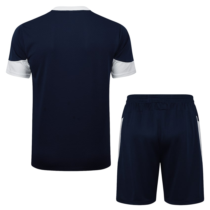 Ensemble Maillot Short Portugal 2024 2025 Bleu Sombre – Image 4