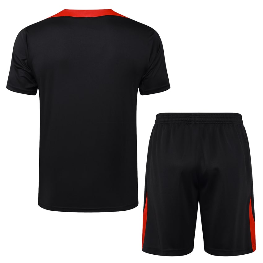 Ensemble Maillot Short Portugal 2024 2025 Noir – Image 4
