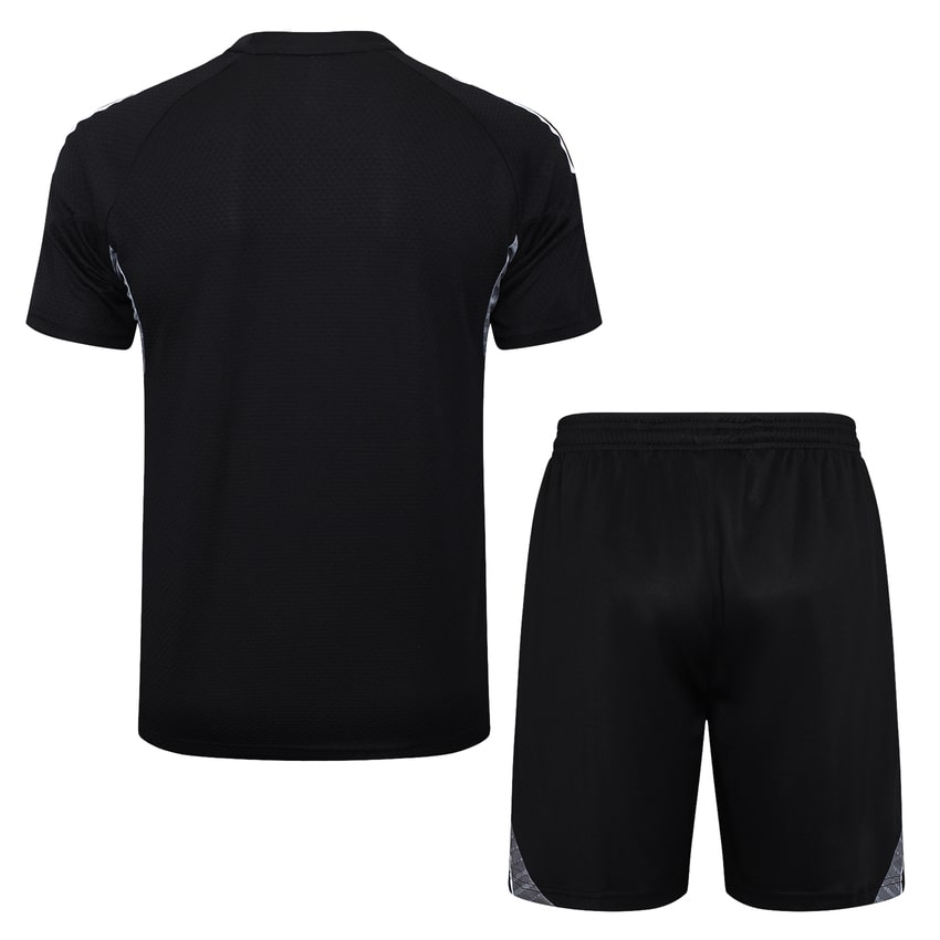 Ensemble Maillot Short Real Madrid 2025 2026 Noir Sombre – Image 4