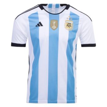 Alternative view of Maillot Argentine 3 Etoiles Enfant Domicile 2022 2023