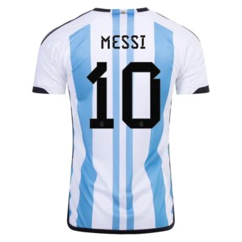 Alternative view of MAILLOT ARGENTINE 3 ETOILES DOMICILE 2022 2023 MESSI