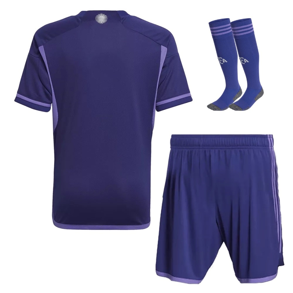 MAILLOT ARGENTINE 3 ETOILES ENFANT EXTERIEUR 2022 2023 – Image 2