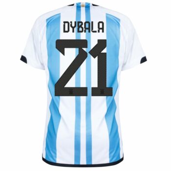 Alternative view of MAILLOT ARGENTINE DOMICILE COUPE DU MONDE 2022 DYBALA