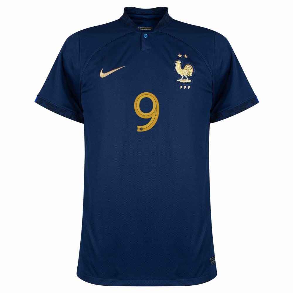 MAILLOT EQUIPE DE FRANCE DOMICILE COUPE DU MONDE 2022 GIROUD – Image 3