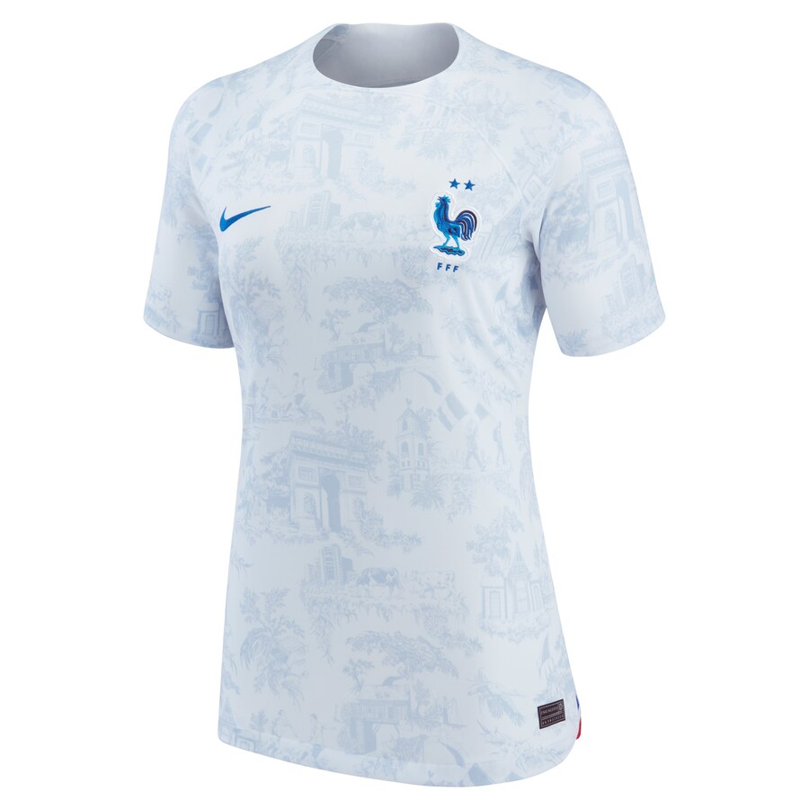 MAILLOT FEMME EQUIPE DE FRANCE EXTERIEUR COUPE DU MONDE 2022