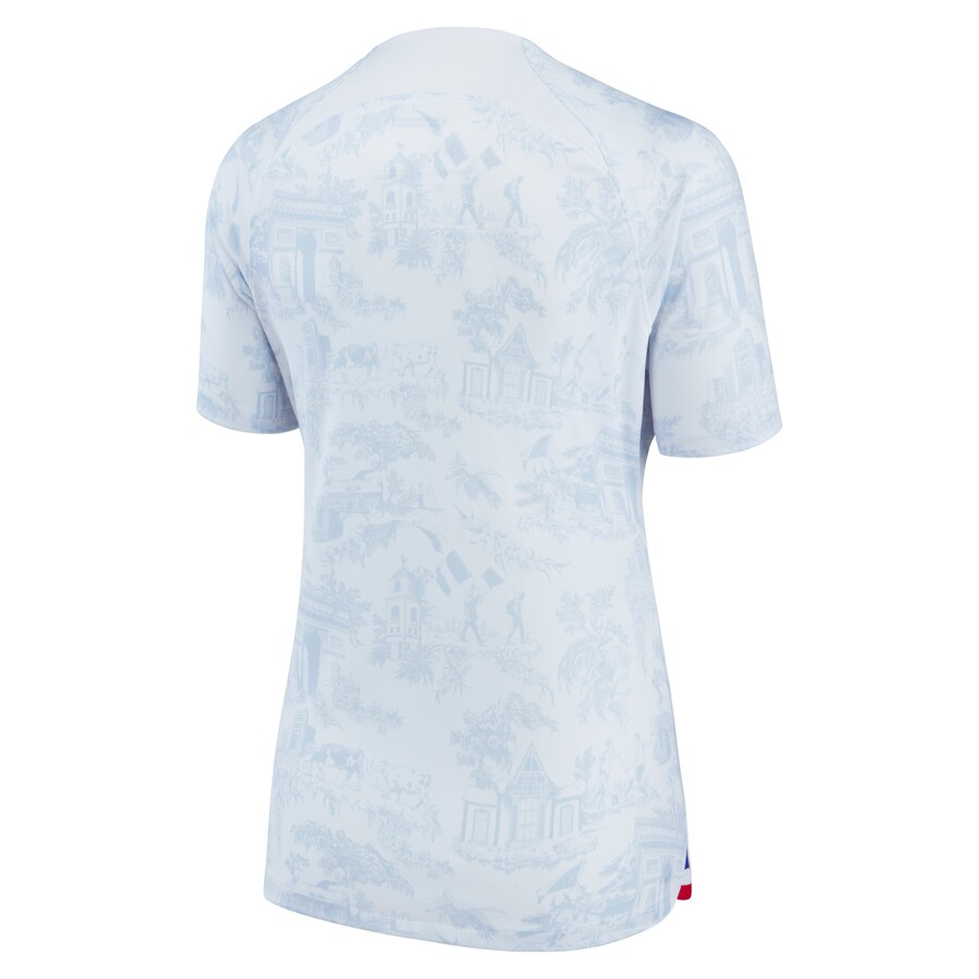 MAILLOT FEMME EQUIPE DE FRANCE EXTERIEUR COUPE DU MONDE 2022 – Image 2