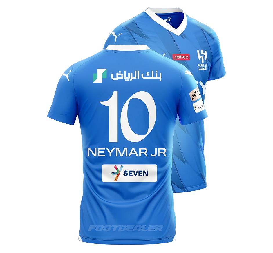 MAILLOT NEYMAR JR AL HILAL DOMICILE 2023 2024