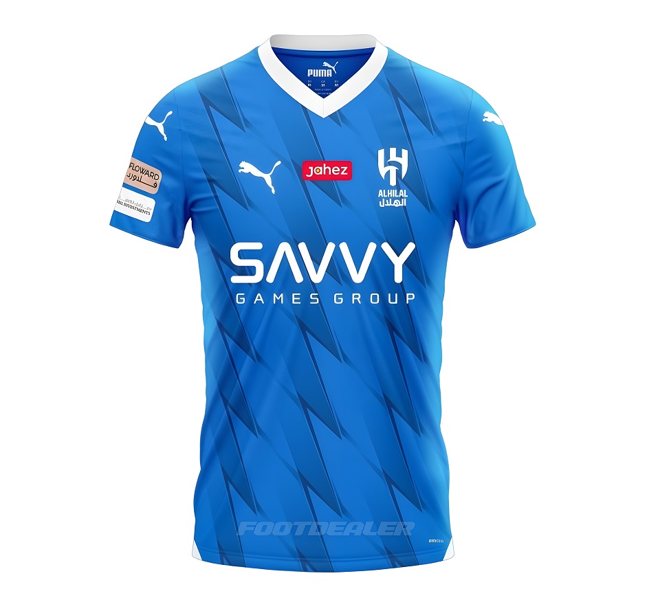 MAILLOT NEYMAR JR AL HILAL DOMICILE 2023 2024 – Image 3