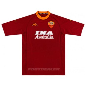 Alternative view of Maillot AS Roma Domicile 2000 2001 Totti