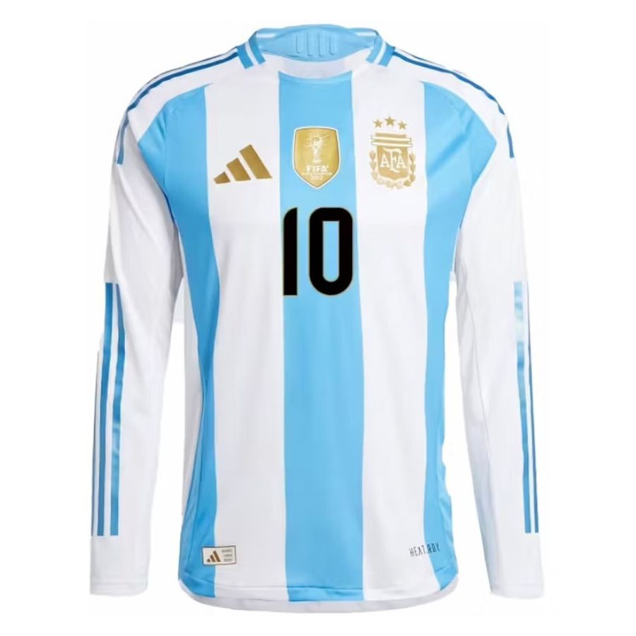 Maillot Argentine Domicile 2024 2025 Messi Manches Longues – Image 2