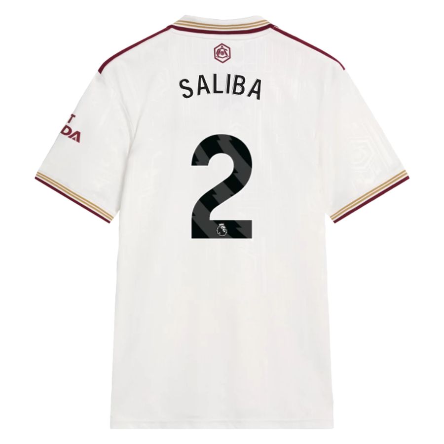 Maillot Kit Enfant Third Arsenal 2025 2026 Saliba – Image 2