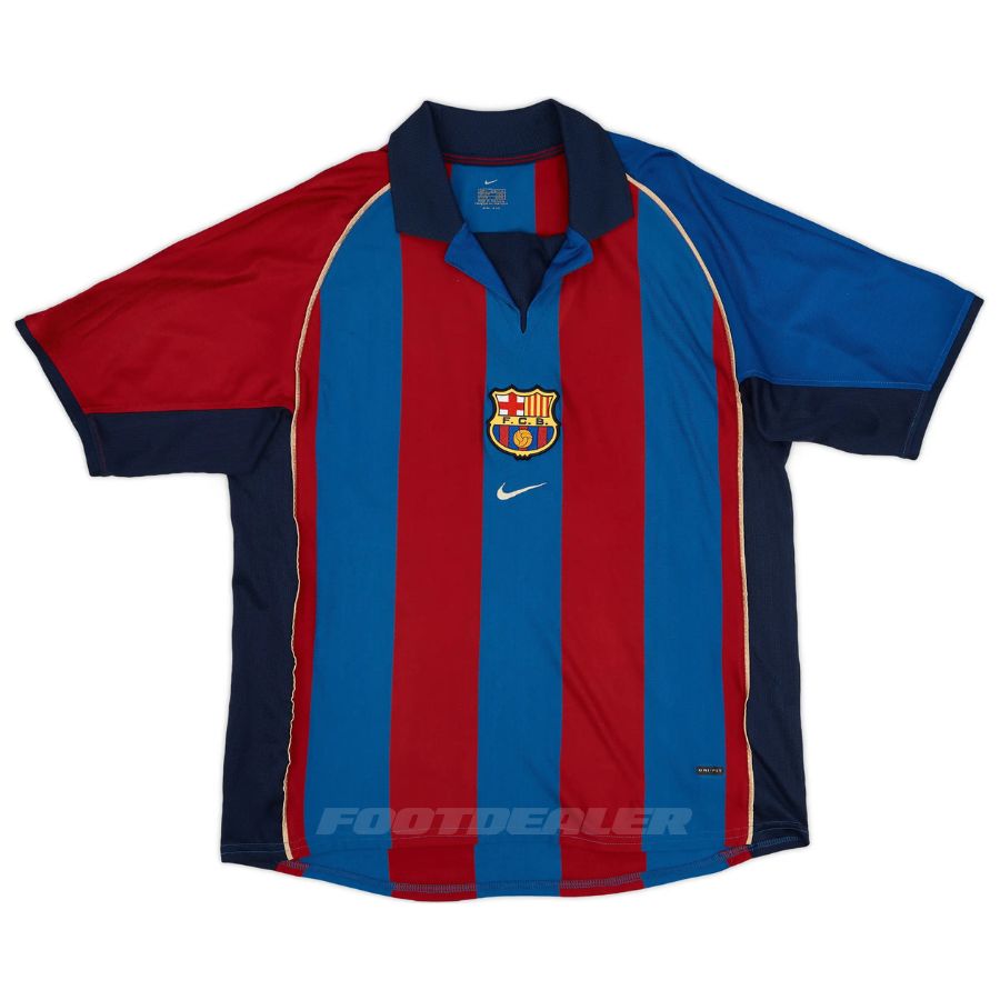 Maillot Barca Domicile 2001 2002 Rivaldo – Image 2