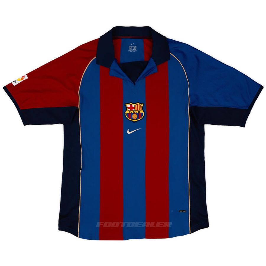 Maillot Barca Domicile 2001 2002 Xavi – Image 2