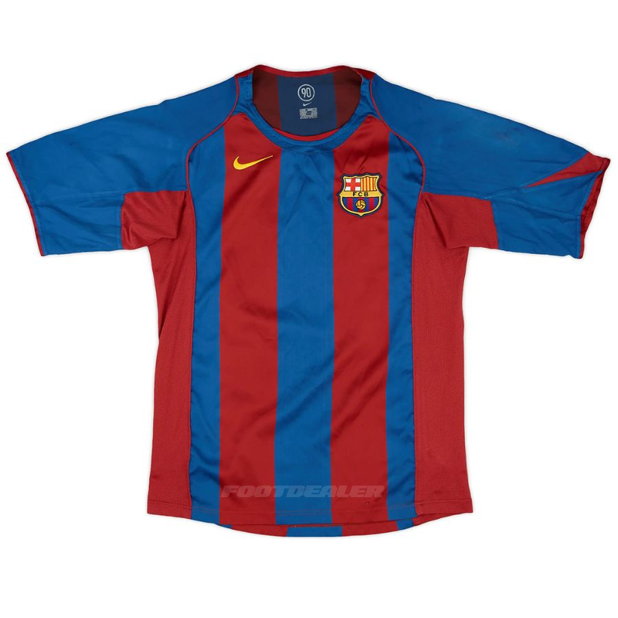 Maillot Barca Domicile 2004 2005 Ronaldinho – Image 2