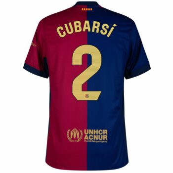 Alternative view of Maillot Barca Domicile 2024 2025 Cubarsi New Sponsor
