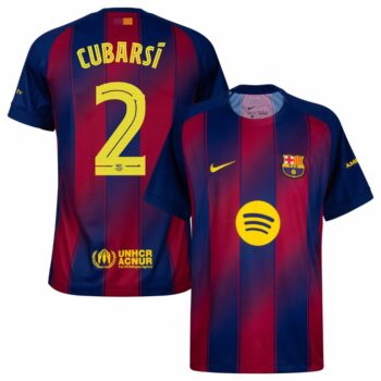 Maillot Enfant Barca Domicile 2025 2026 Cubarsi