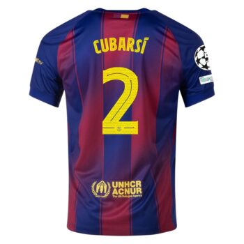 Alternative view of Maillot Kit Enfant Barca Domicile 2025 2026 Cubarsi UCL