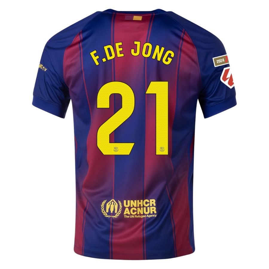 Maillot Kit Enfant Barca Domicile 2025 2026 De Jong La Liga – Image 2