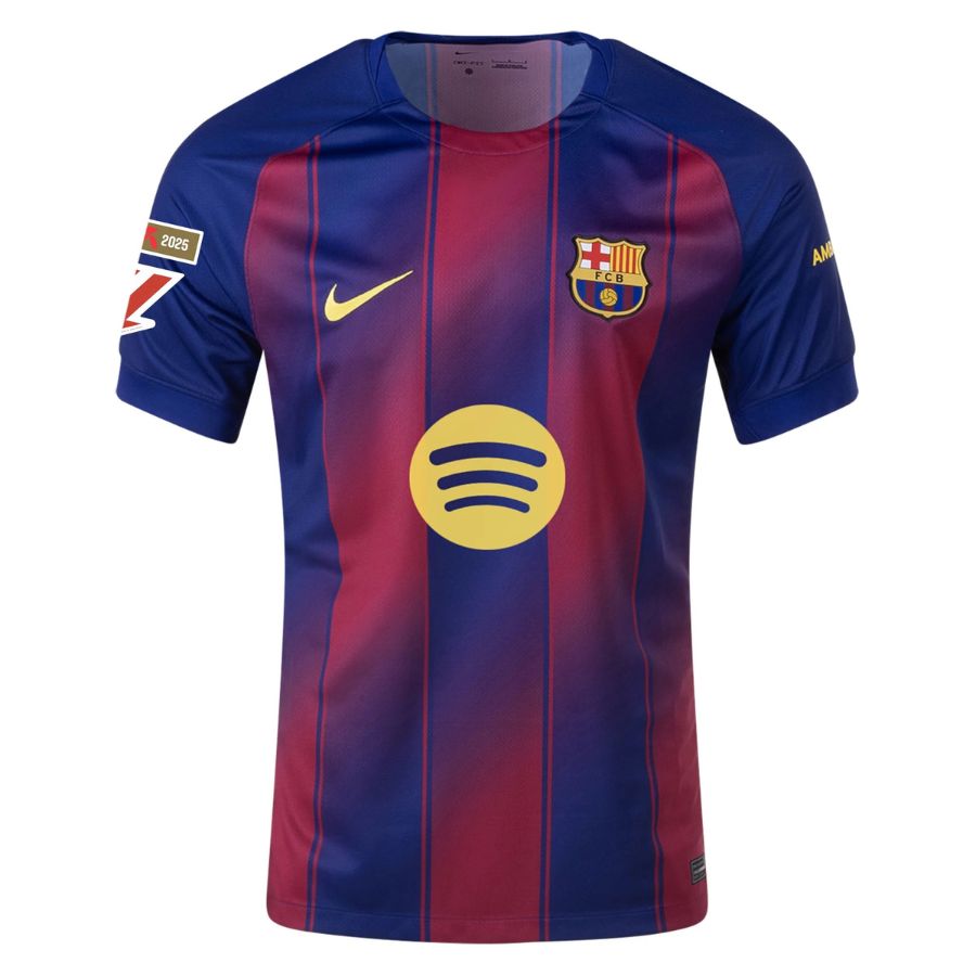 Maillot Enfant Barca Domicile 2025 2026 De Jong La Liga – Image 3
