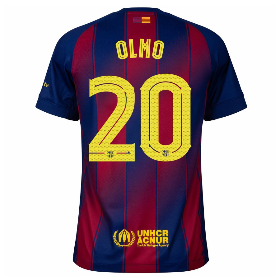 Maillot Enfant Barca Domicile 2025 2026 Olmo – Image 2