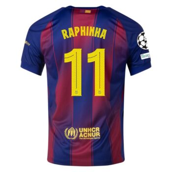 Alternative view of Maillot Barca Domicile 2025 2026 Raphinha UCL
