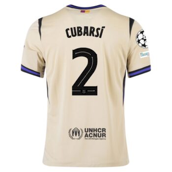 Alternative view of Maillot Kit Enfant Barca Exterieur 2025 2026 Cubarsi UCL