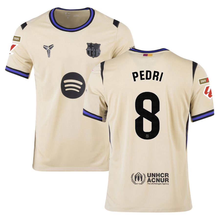 Maillot Enfant Barca Exterieur 2025 2026 Pedri La Liga