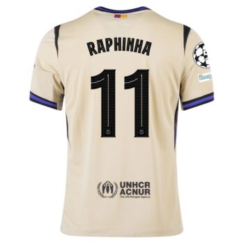 Alternative view of Maillot Barca Exterieur 2025 2026 Raphinha UCL