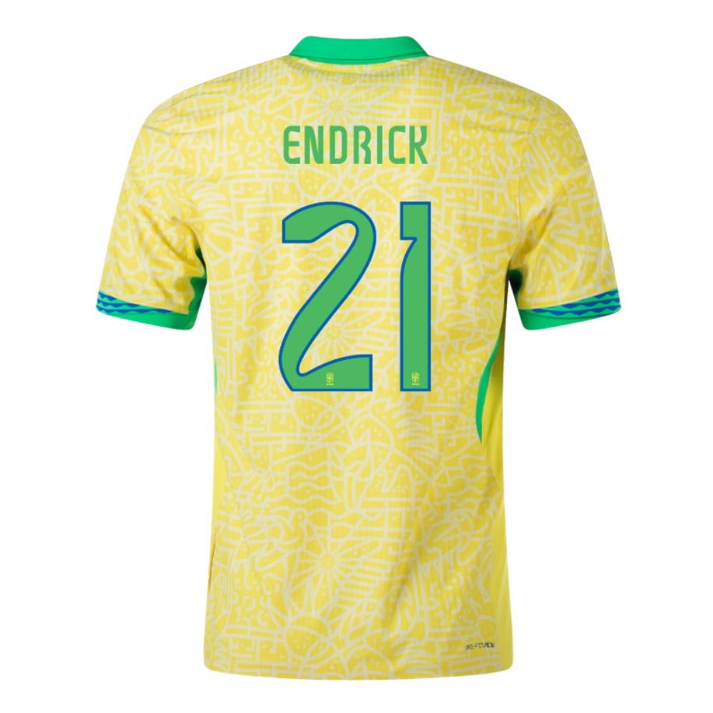 Maillot Kit Enfant Bresil Domicile 2024 2025 Endrick – Image 2