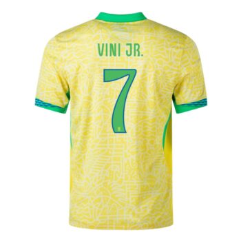 Alternative view of Maillot Kit Enfant Bresil Domicile 2024 2025 Vini JR