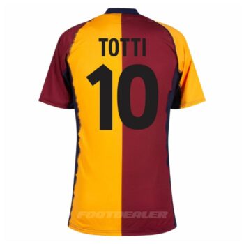 Alternative view of Maillot Copa AS Roma Domicile 2001 2002 Totti