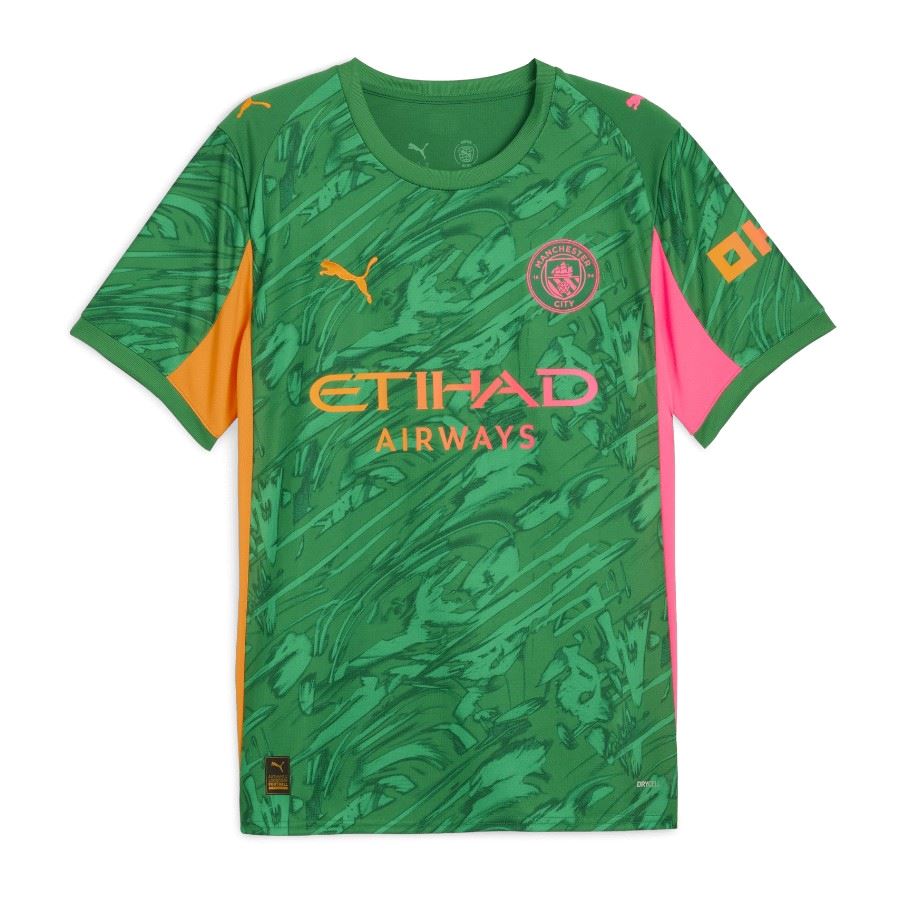 Maillot Kit Enfant Manchester City Domicile 2025 2026 Gardien Vert – Image 2