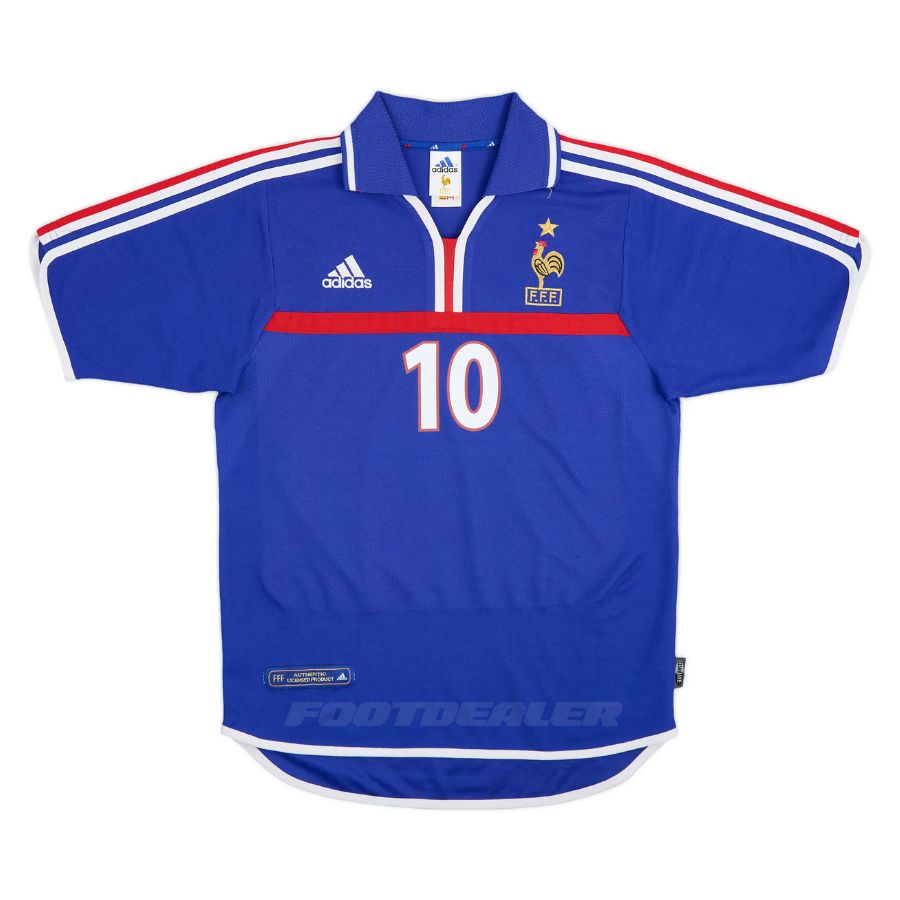 Maillot Equipe de France Domicile 2000 Zidane – Image 2